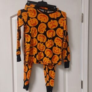Hide And EEK! Halloween Pumpkin Pajamas Womans Sz Small